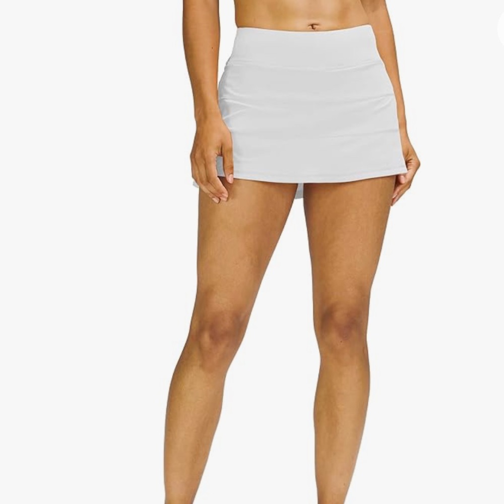Athletic mini skirt